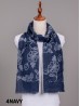 Floral Embroidery Fashion Scarf